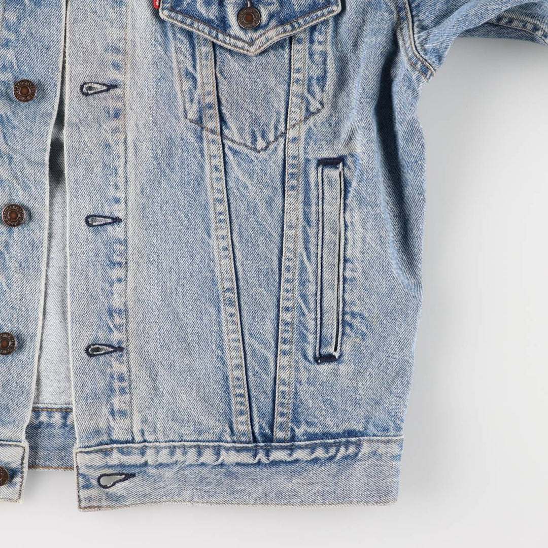 Vintage 80s-90'S Levi's 70507-0214 denim jacket, made in the USA, size small, men's cotton blue type Vintage Second Hand