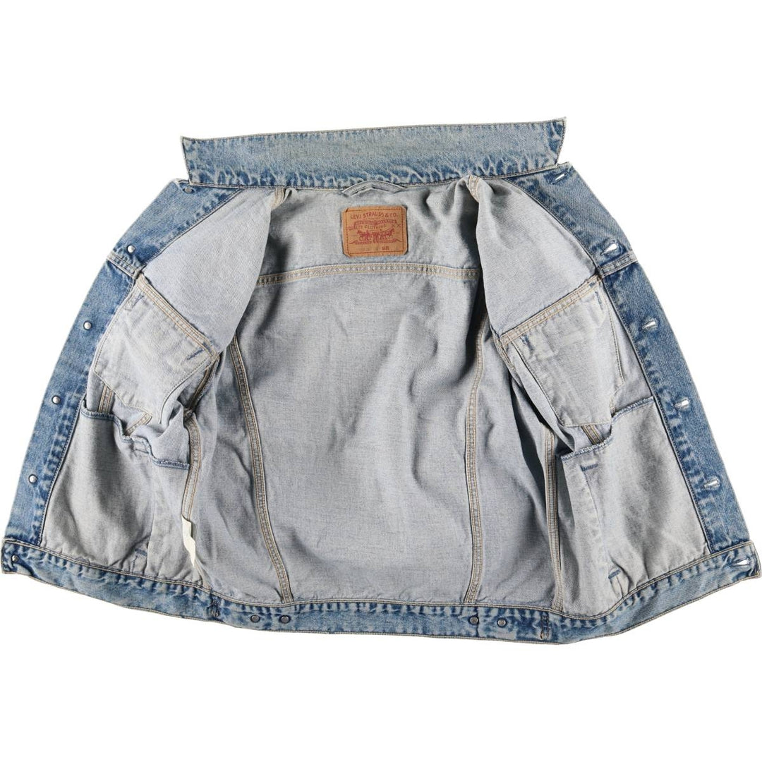 90'S Levi's 70503-0283 Denim Jacket, Men's Size L, Vintage cotton blue type Vintage Second Hand