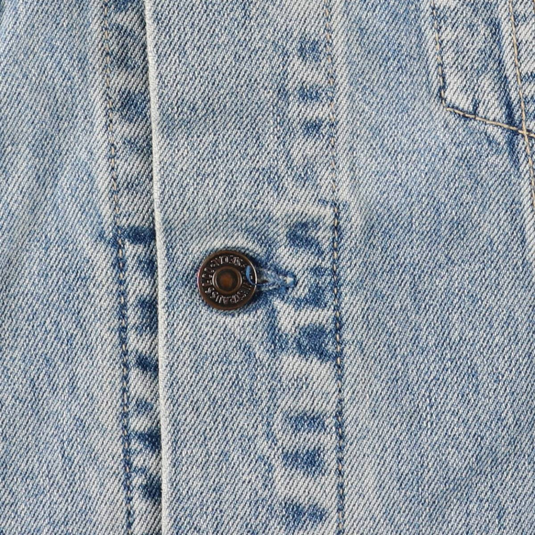 90'S Levi's 70503-0283 Denim Jacket, Men's Size L, Vintage cotton blue type Vintage Second Hand
