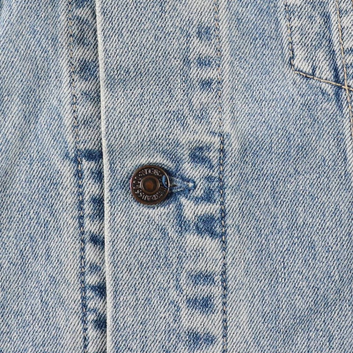 90'S Levi's 70503-0283 Denim Jacket, Men's Size L, Vintage cotton blue type Vintage Second Hand