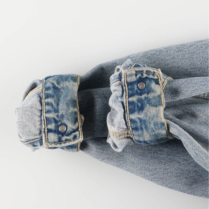 90'S Levi's 70503-0283 Denim Jacket, Men's Size L, Vintage cotton blue type Vintage Second Hand