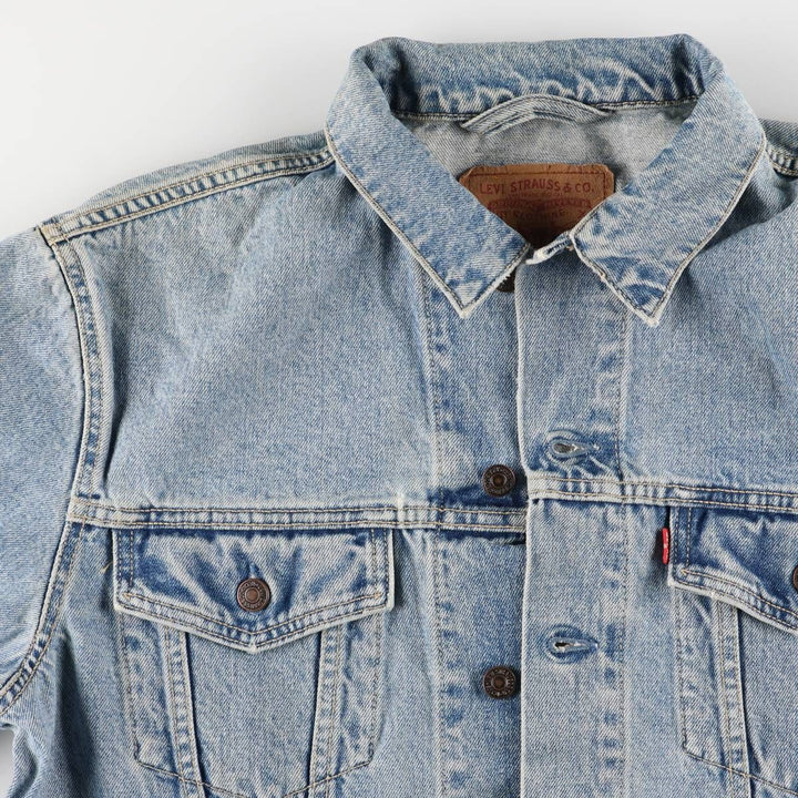 90'S Levi's 70503-0283 Denim Jacket, Men's Size L, Vintage cotton blue type Vintage Second Hand