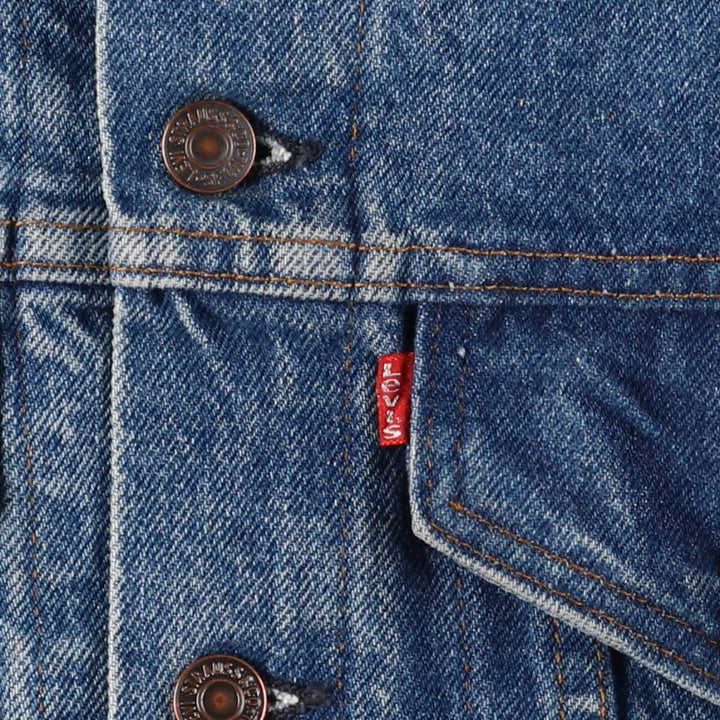 Vintage 1990'S Levi's 70506-0214 denim jacket, made in the USA, size S, men's size small cotton blue type Vintage Second Hand