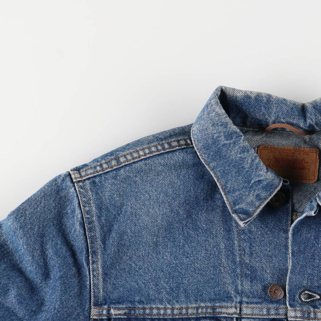 Vintage 1990'S Levi's 70506-0214 denim jacket, made in the USA, size S, men's size small cotton blue type Vintage Second Hand