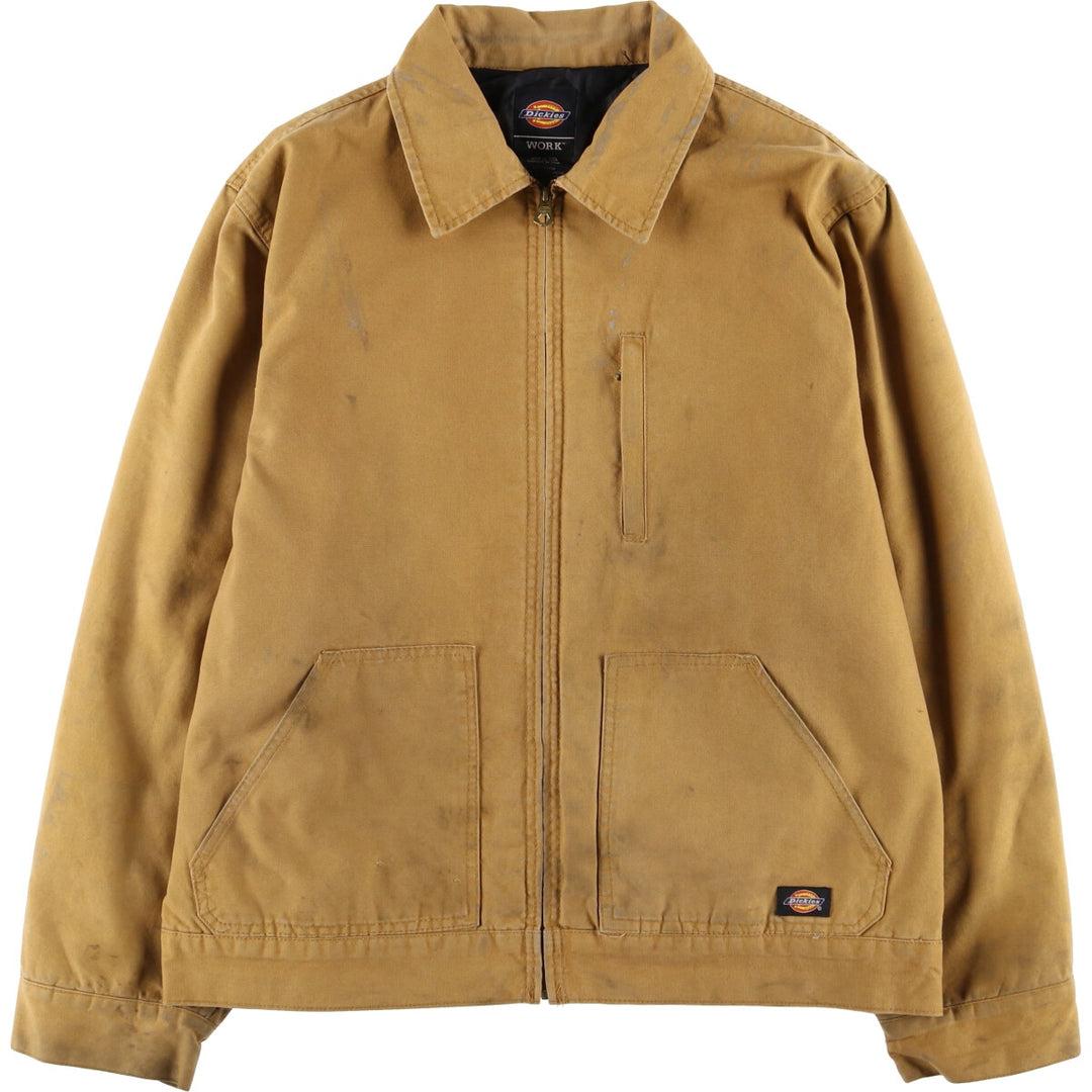 Dickies Ridge Coat Type Duck Work Jacket, Men's XL cotton beige type brown Vintage Second Hand