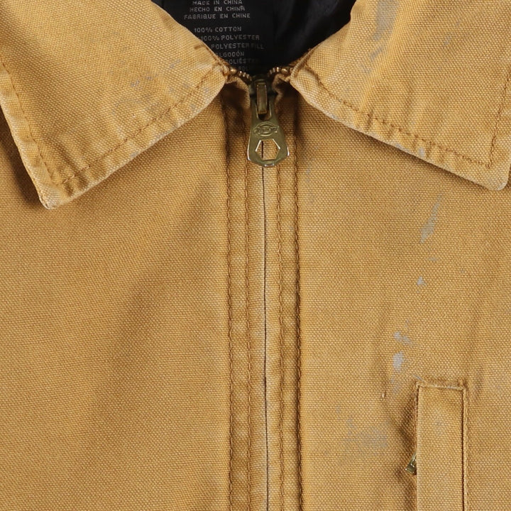 Dickies Ridge Coat Type Duck Work Jacket, Men's XL cotton beige type brown Vintage Second Hand
