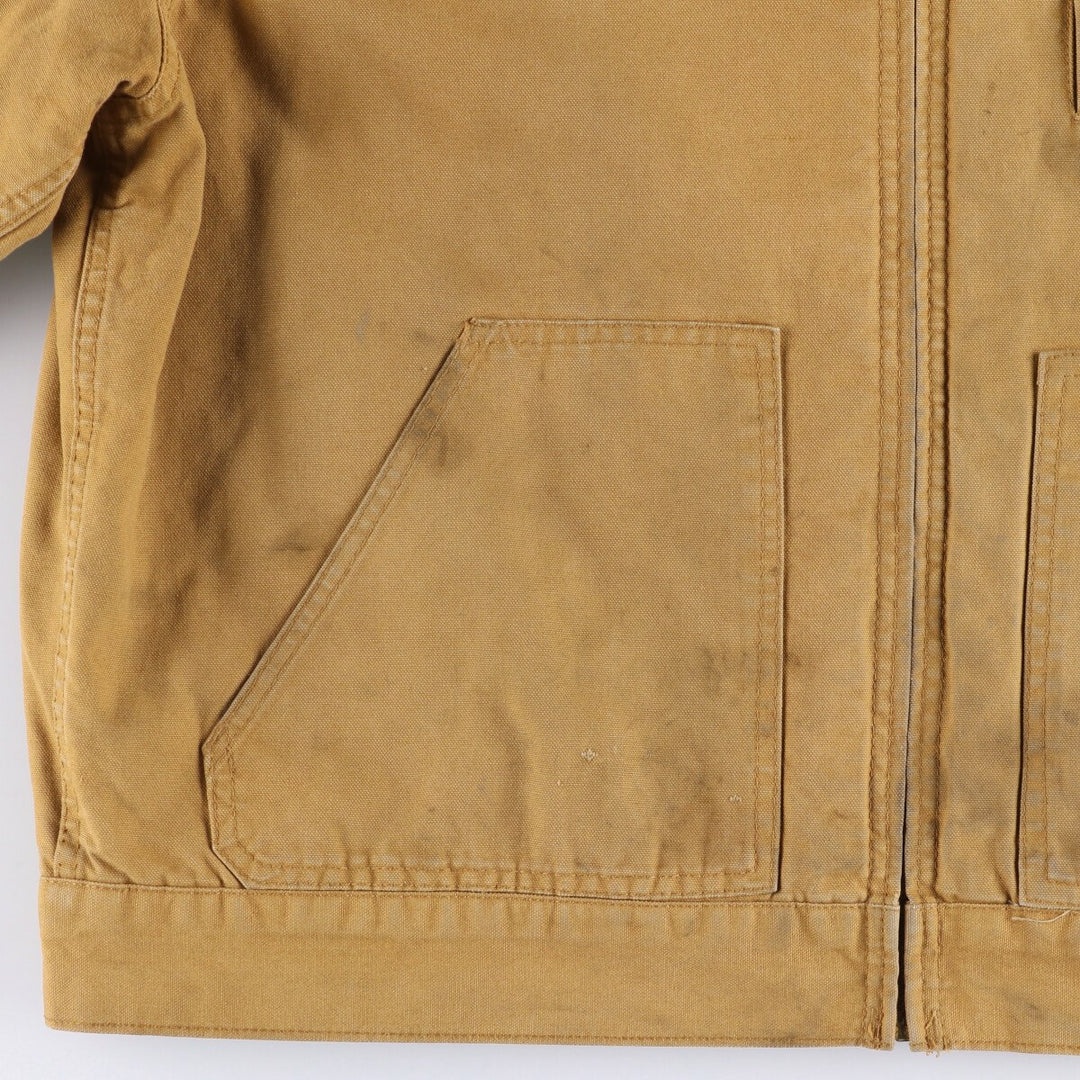 Dickies Ridge Coat Type Duck Work Jacket, Men's XL cotton beige type brown Vintage Second Hand