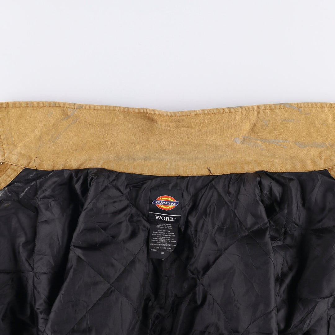 Dickies Ridge Coat Type Duck Work Jacket, Men's XL cotton beige type brown Vintage Second Hand