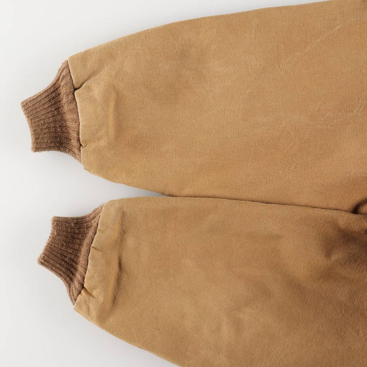 90'S Vintage Dickies Active Jacket Duck Full Zip Hoodie, Men's XL cotton ocher yellow type Vintage Second Hand