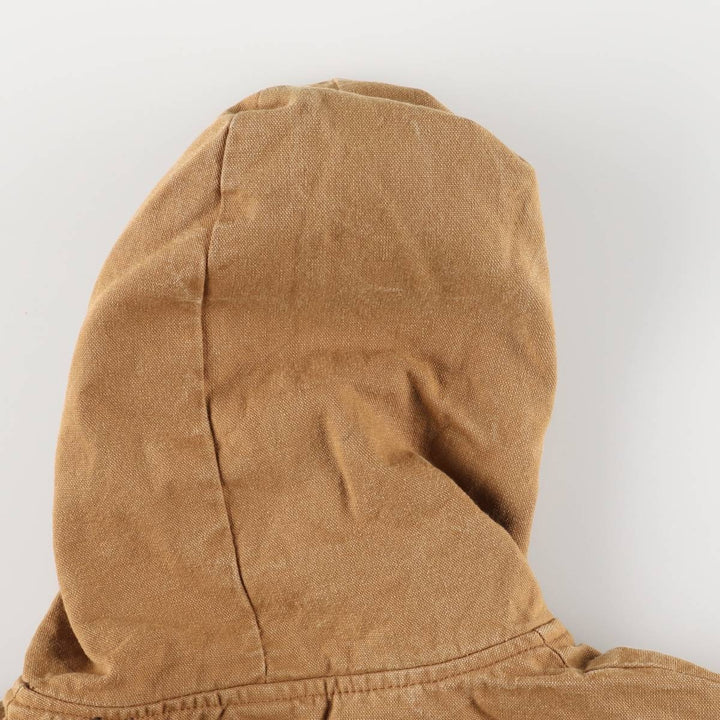 90'S Vintage Dickies Active Jacket Duck Full Zip Hoodie, Men's XL cotton ocher yellow type Vintage Second Hand