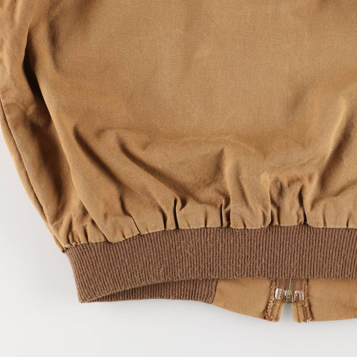 90'S Vintage Dickies Active Jacket Duck Full Zip Hoodie, Men's XL cotton ocher yellow type Vintage Second Hand