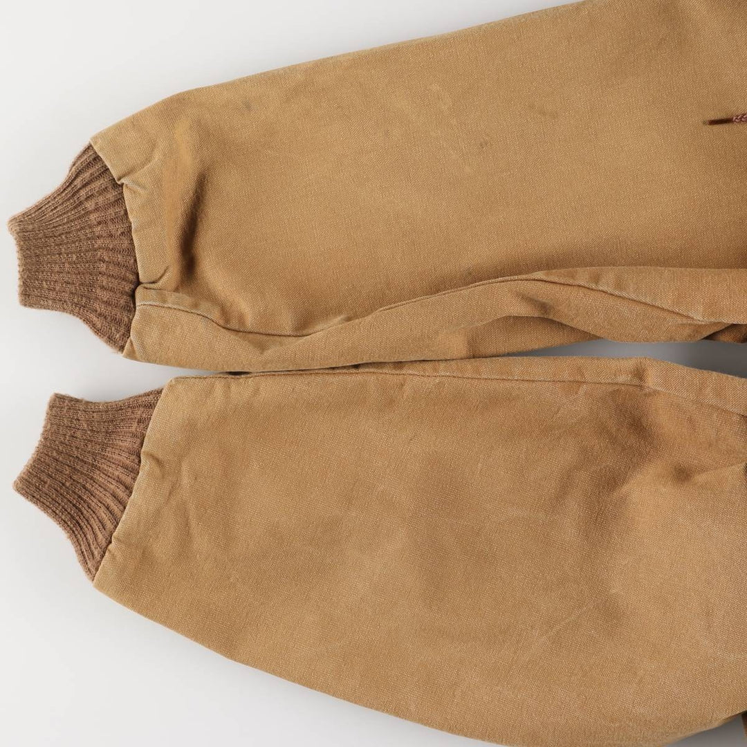 90'S Vintage Dickies Active Jacket Duck Full Zip Hoodie, Men's XL cotton ocher yellow type Vintage Second Hand