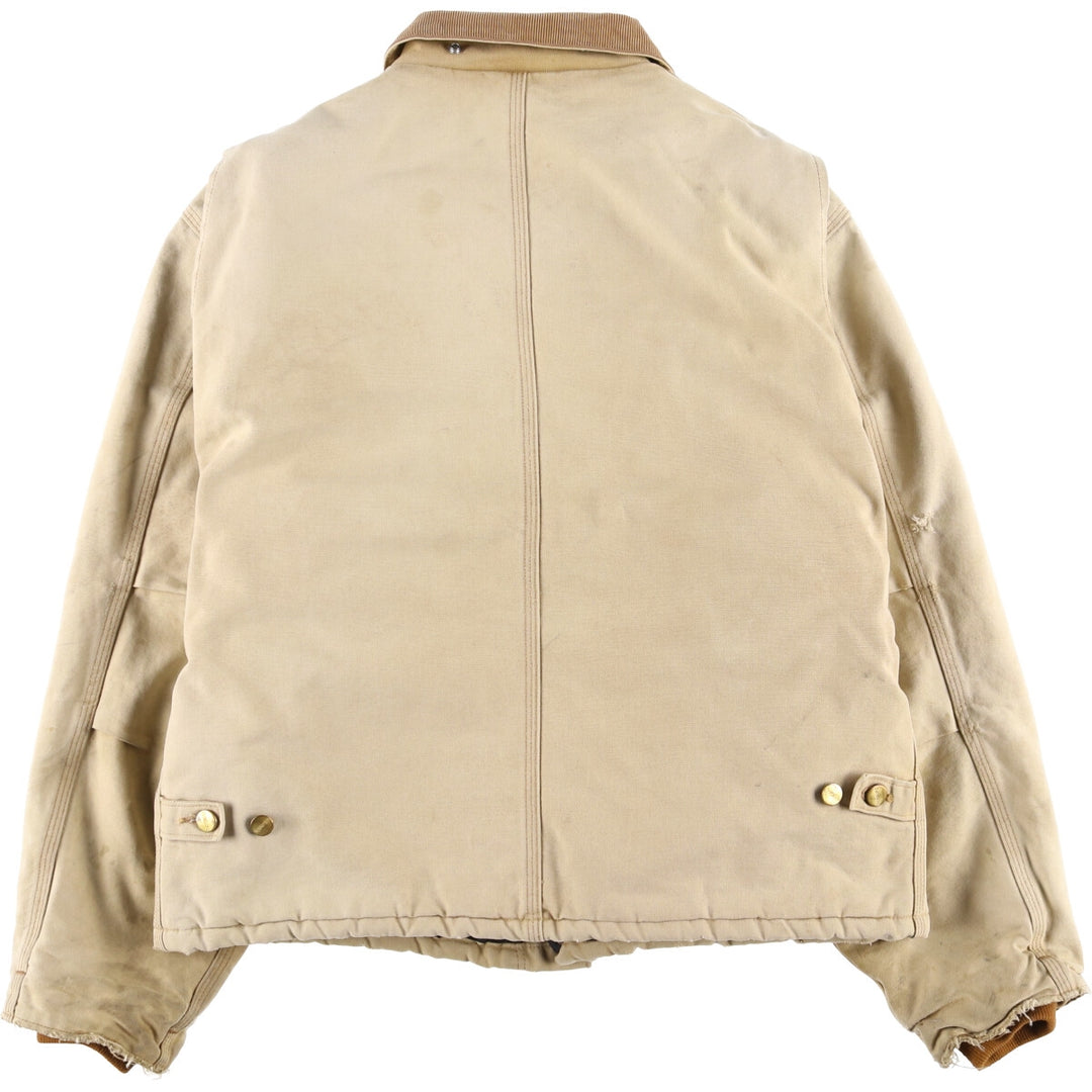 Carhartt Padded Traditional Duck Work Jacket, Men's XXL unclear unbleached Vintage Second Hand