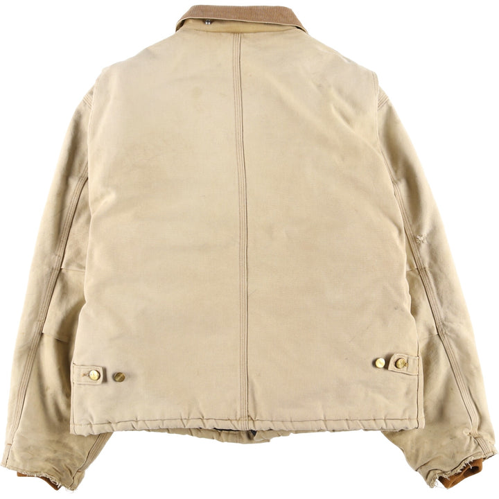 Carhartt Padded Traditional Duck Work Jacket, Men's XXL unclear unbleached Vintage Second Hand