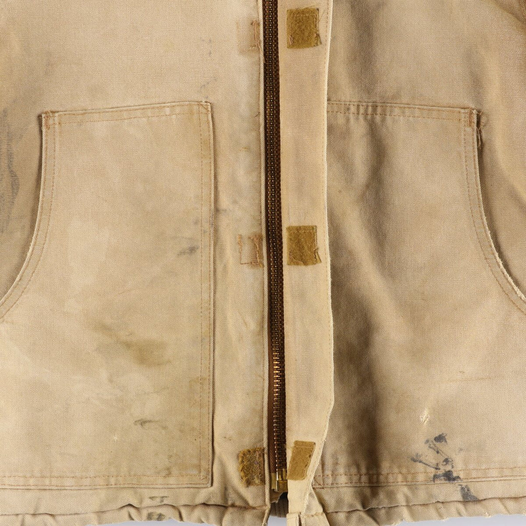 Carhartt Padded Traditional Duck Work Jacket, Men's XXL unclear unbleached Vintage Second Hand