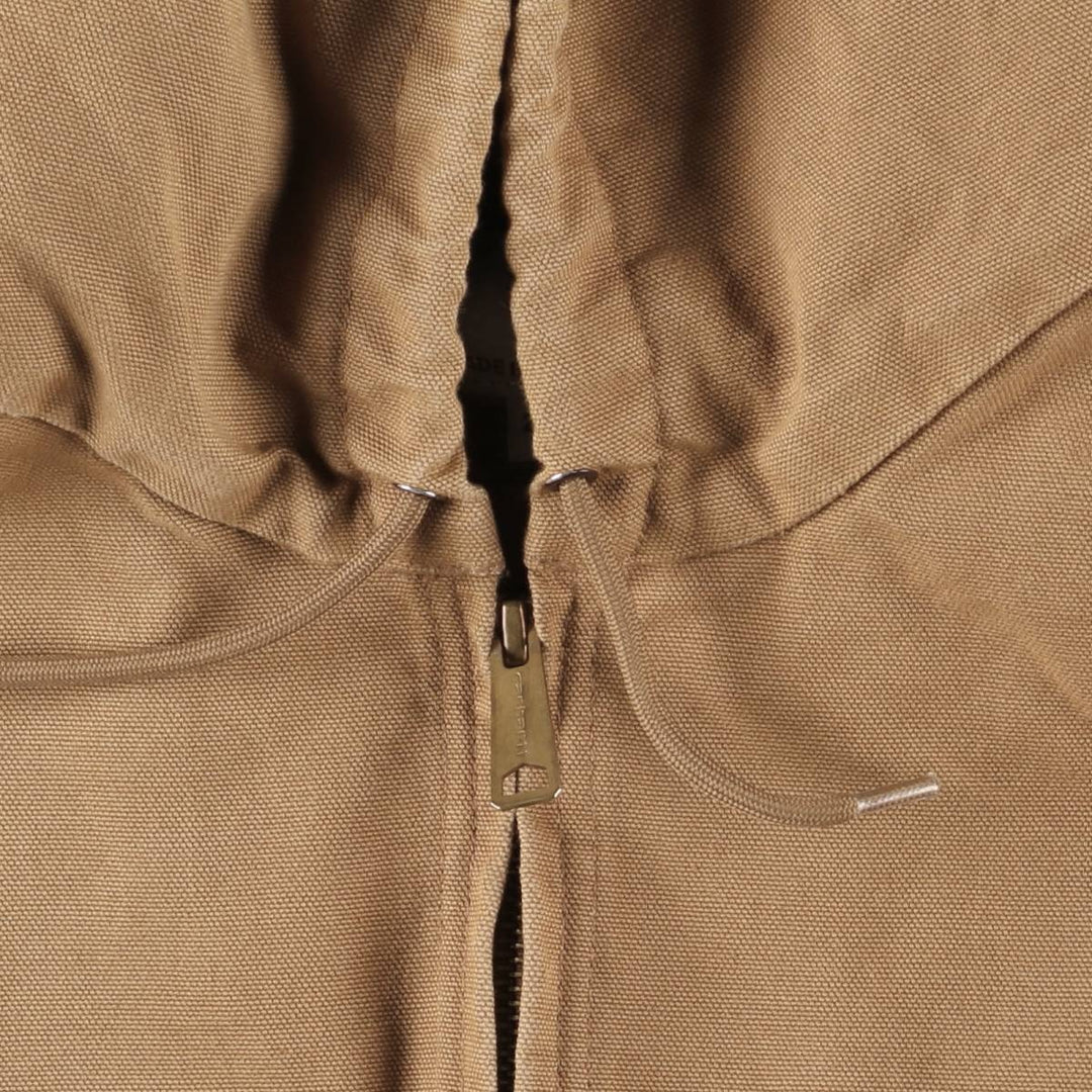 Carhartt Active Jacket Duck Full Zip Parka Made in USA Men's XXL cotton brown type Vintage Second Hand