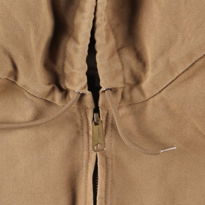 Carhartt Active Jacket Duck Full Zip Parka Made in USA Men's XXL cotton brown type Vintage Second Hand