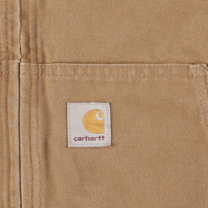 Carhartt Active Jacket Duck Full Zip Parka Made in USA Men's XXL cotton brown type Vintage Second Hand