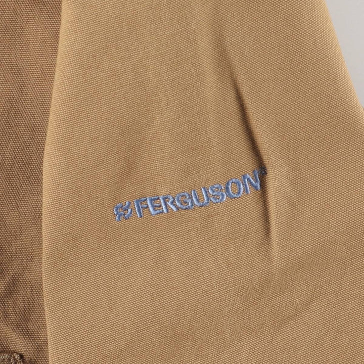 Carhartt Active Jacket Duck Full Zip Parka Made in USA Men's XXL cotton brown type Vintage Second Hand