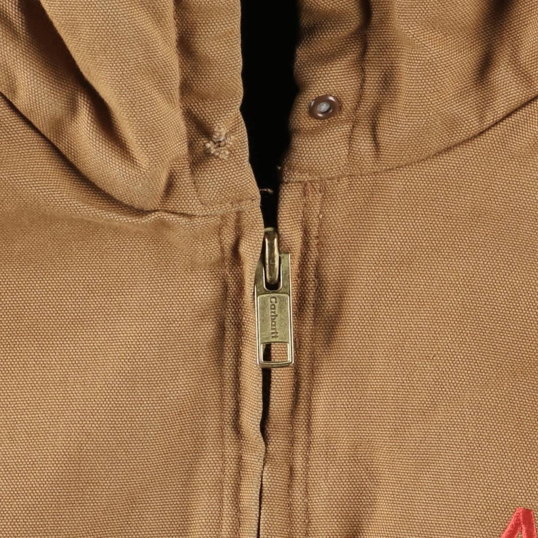 Carhartt Padded Active Jacket, Duck Full-Zip Parka, Made in USA, Men's XXL cotton brown type Vintage Second Hand