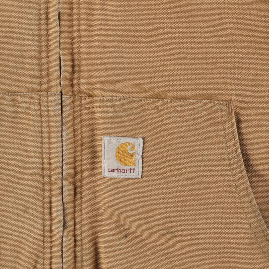 Carhartt Padded Active Jacket, Duck Full-Zip Parka, Made in USA, Men's XXL cotton brown type Vintage Second Hand