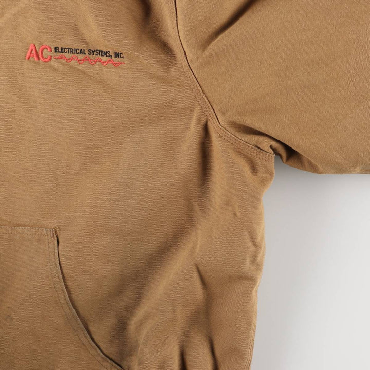 Carhartt Padded Active Jacket, Duck Full-Zip Parka, Made in USA, Men's XXL cotton brown type Vintage Second Hand