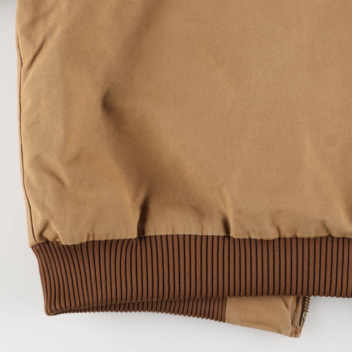 Carhartt Padded Active Jacket, Duck Full-Zip Parka, Made in USA, Men's XXL cotton brown type Vintage Second Hand
