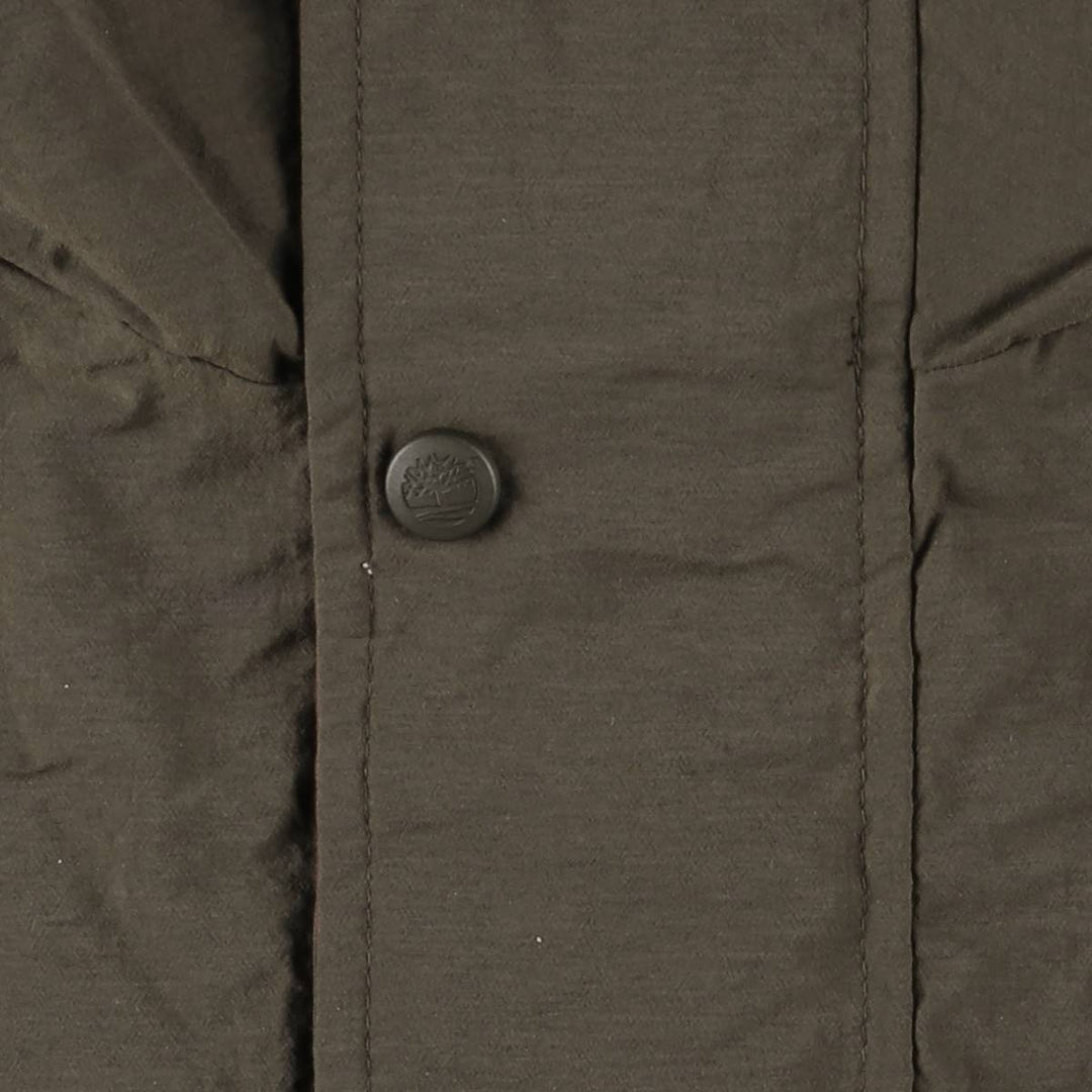 Vintage 90'S Timberland WeatherGear nylon jacket, men's size M Nylon Khaki type Vintage Second Hand