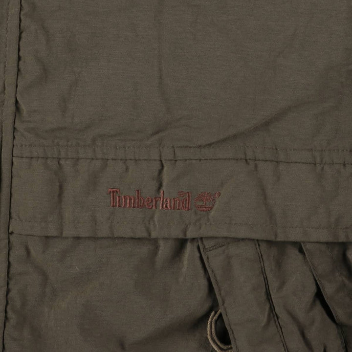 Vintage 90'S Timberland WeatherGear nylon jacket, men's size M Nylon Khaki type Vintage Second Hand