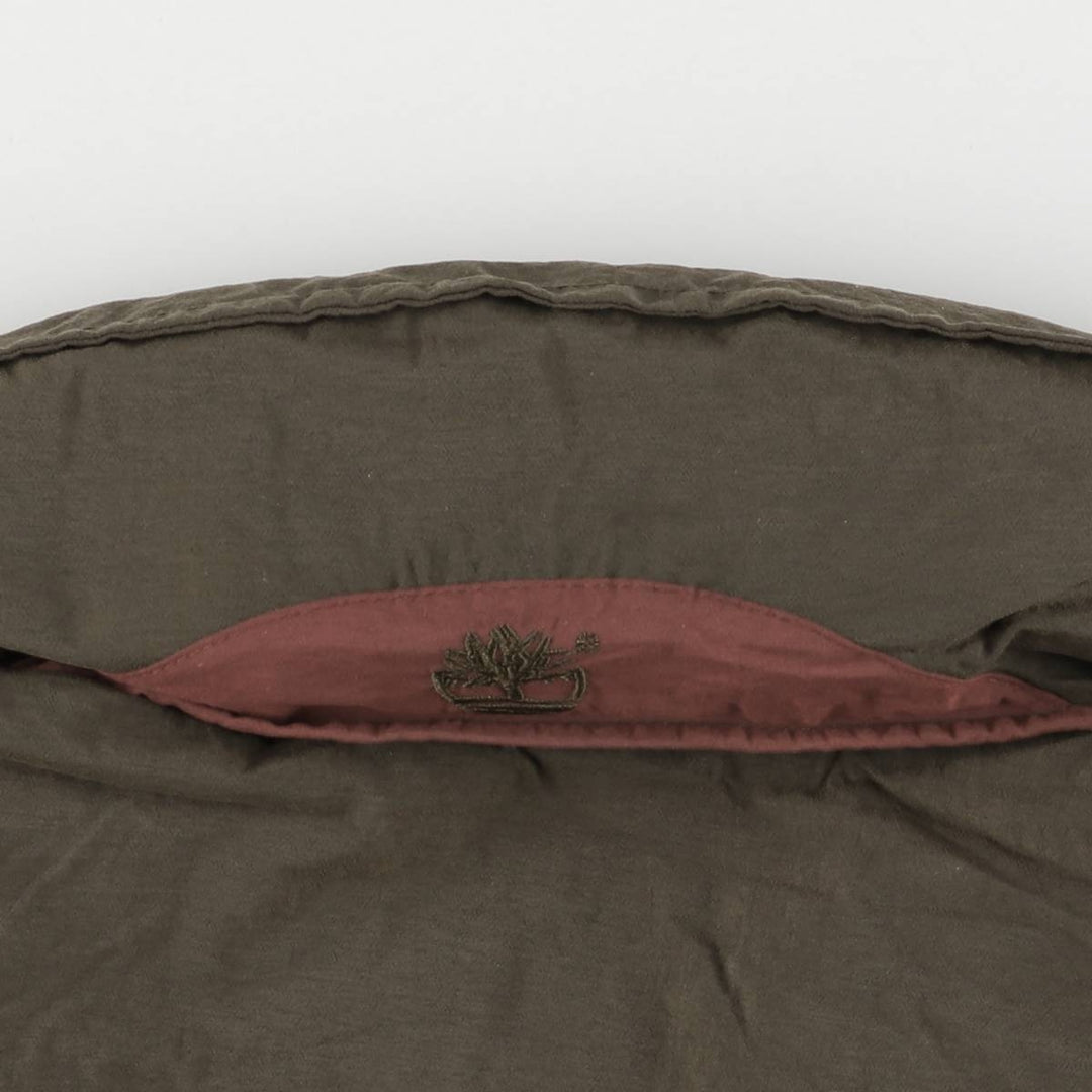 Vintage 90'S Timberland WeatherGear nylon jacket, men's size M Nylon Khaki type Vintage Second Hand