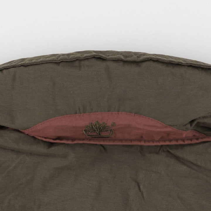 Vintage 90'S Timberland WeatherGear nylon jacket, men's size M Nylon Khaki type Vintage Second Hand