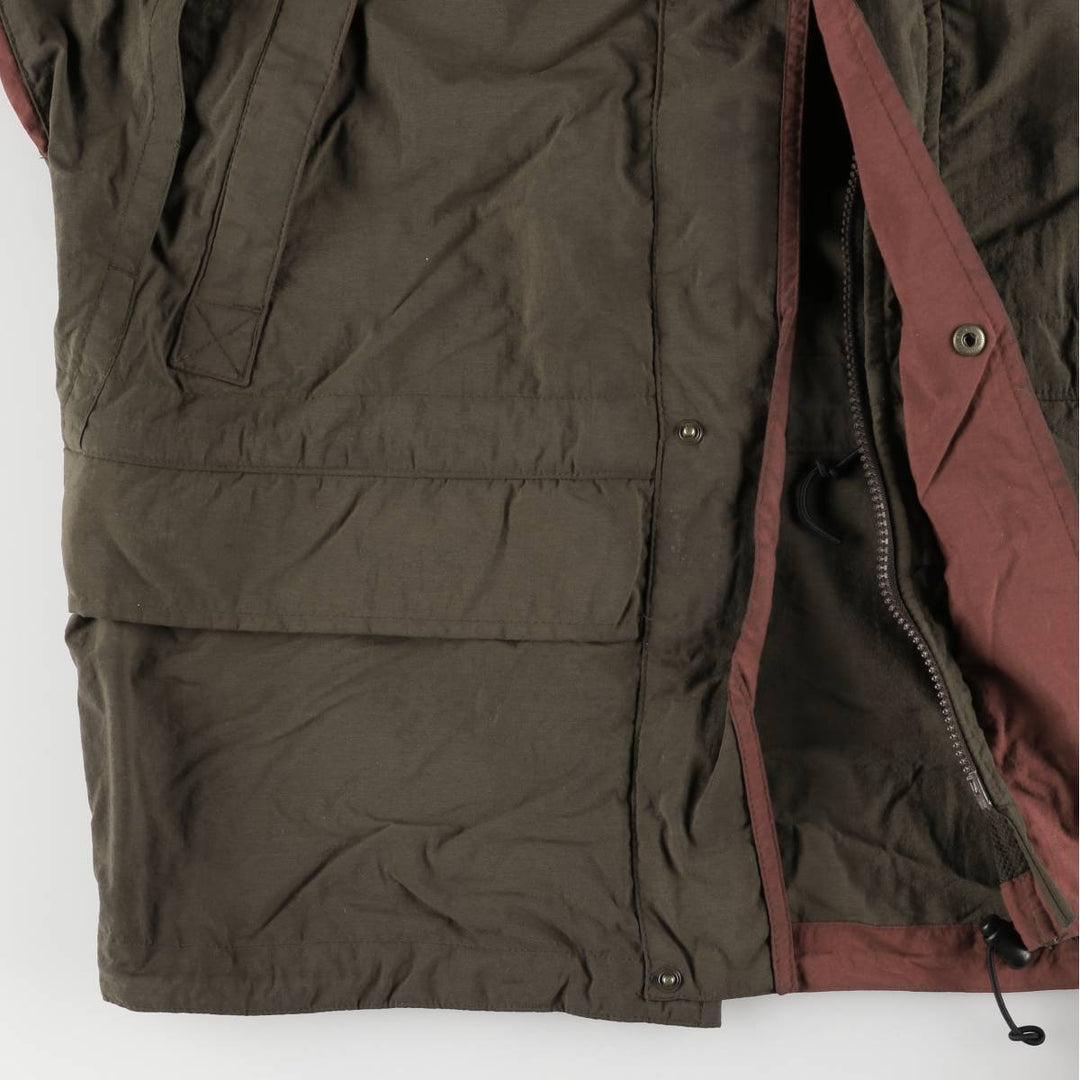 Vintage 90'S Timberland WeatherGear nylon jacket, men's size M Nylon Khaki type Vintage Second Hand