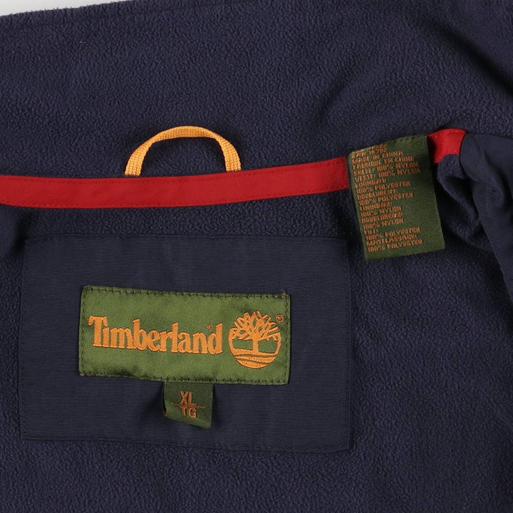 Vintage 90s-00'S Timberland padded nylon jacket, men's size XL Nylon navy blue type Vintage Second Hand