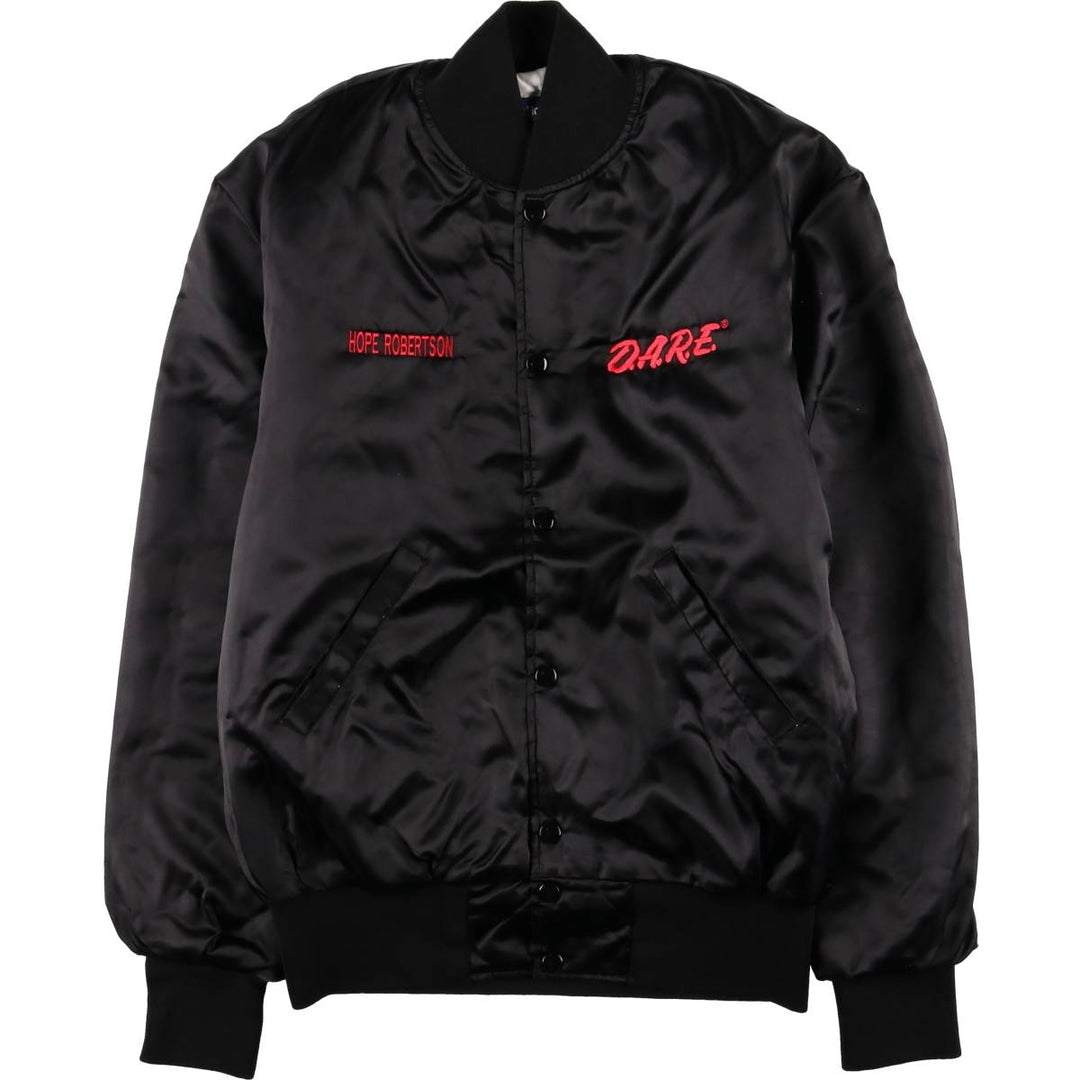 Vintage 1980'S Holloway Dare padded nylon blouson, size M, men's Nylon black type Vintage Second Hand