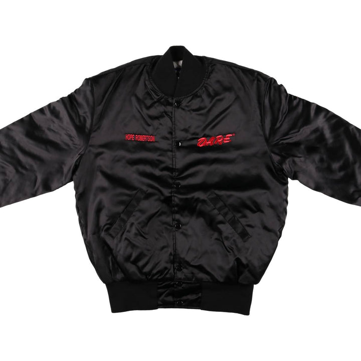 Vintage 1980'S Holloway Dare padded nylon blouson, size M, men's Nylon black type Vintage Second Hand