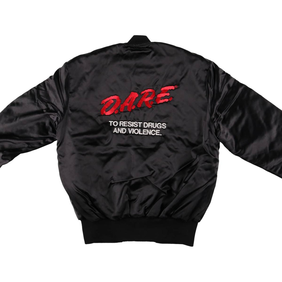 Vintage 1980'S Holloway Dare padded nylon blouson, size M, men's Nylon black type Vintage Second Hand