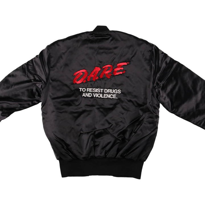 Vintage 1980'S Holloway Dare padded nylon blouson, size M, men's Nylon black type Vintage Second Hand