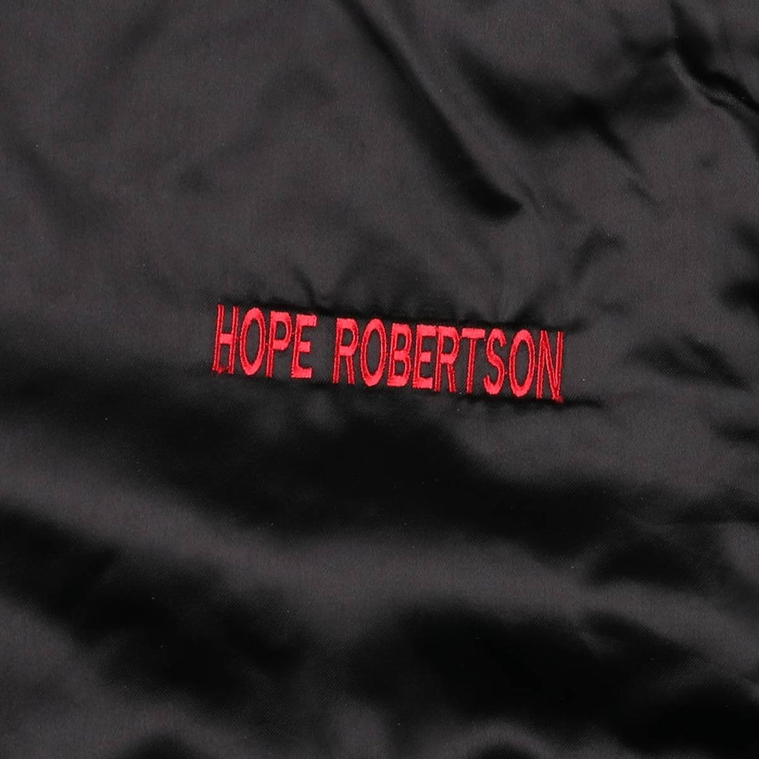 Vintage 1980'S Holloway Dare padded nylon blouson, size M, men's Nylon black type Vintage Second Hand