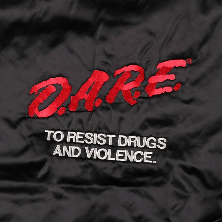 Vintage 1980'S Holloway Dare padded nylon blouson, size M, men's Nylon black type Vintage Second Hand