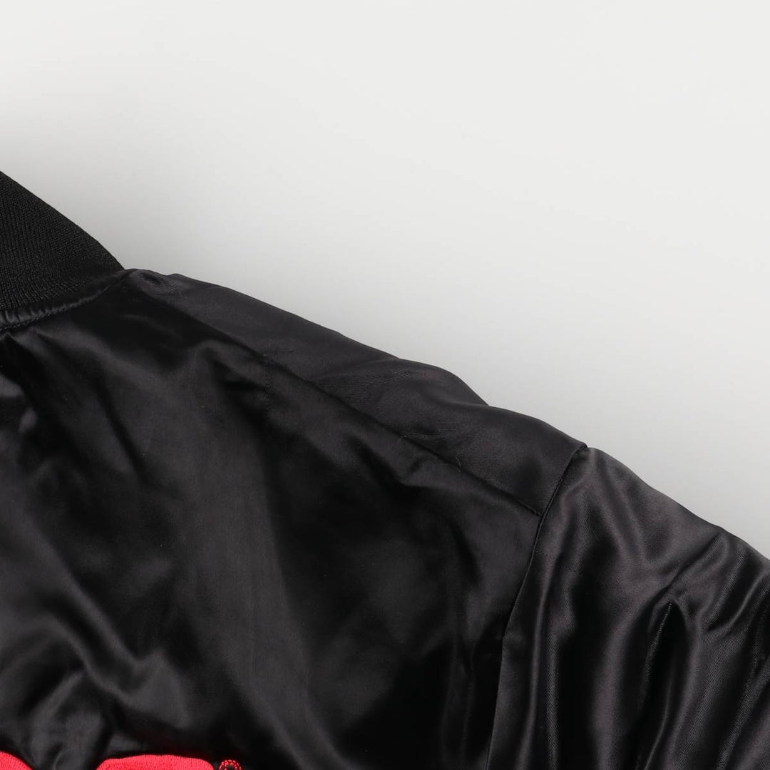 Vintage 1980'S Holloway Dare padded nylon blouson, size M, men's Nylon black type Vintage Second Hand