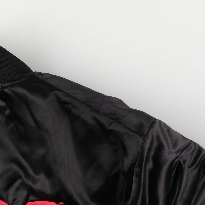 Vintage 1980'S Holloway Dare padded nylon blouson, size M, men's Nylon black type Vintage Second Hand