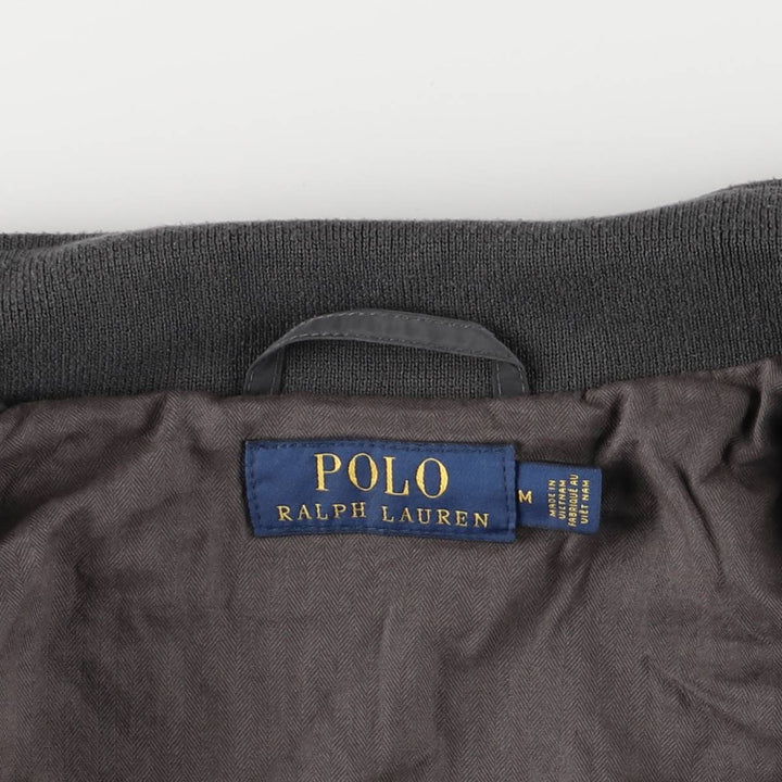 Ralph Lauren POLO RALPH LAUREN windbreaker, men's size M polyester gray type Vintage Second Hand