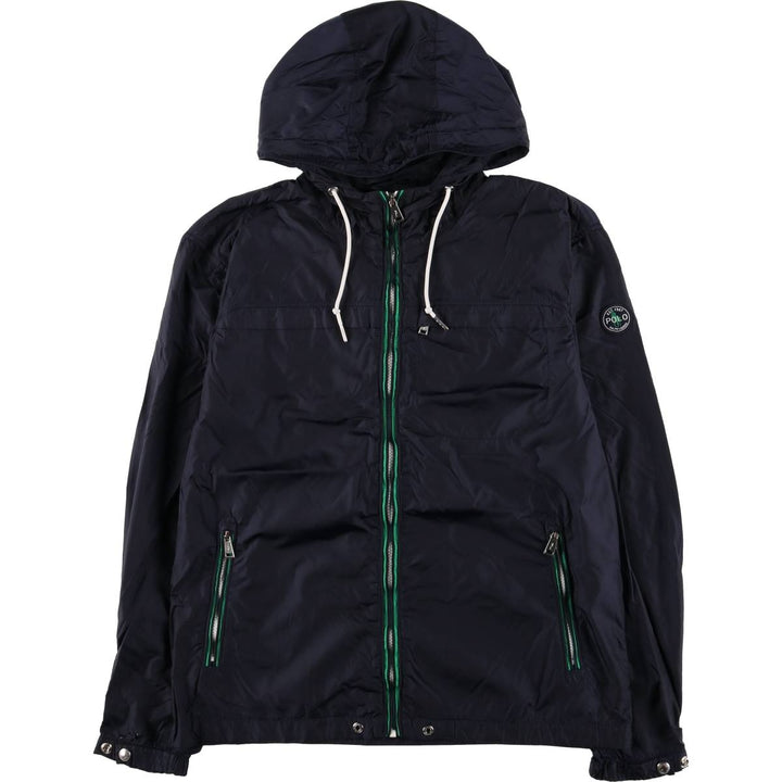 Ralph Lauren POLO RALPH LAUREN nylon parka, men's size M Nylon navy blue type Vintage Second Hand