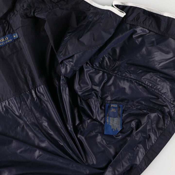 Ralph Lauren POLO RALPH LAUREN nylon parka, men's size M Nylon navy blue type Vintage Second Hand