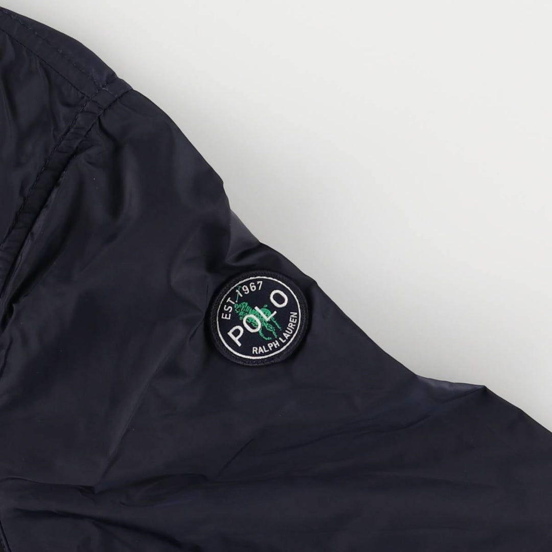 Ralph Lauren POLO RALPH LAUREN nylon parka, men's size M Nylon navy blue type Vintage Second Hand