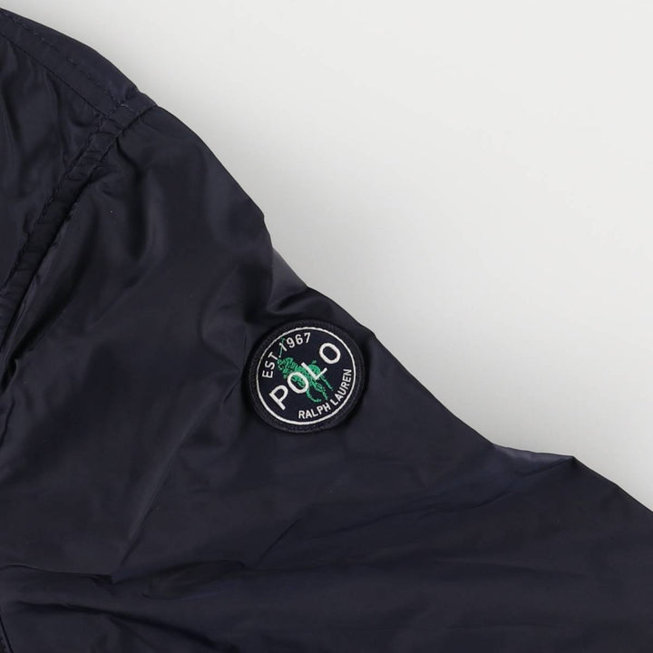 Ralph Lauren POLO RALPH LAUREN nylon parka, men's size M Nylon navy blue type Vintage Second Hand