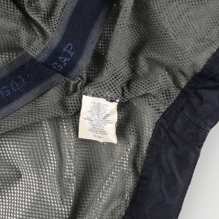 2000'S GAP windbreaker, men's size L Polyurethane navy blue type Vintage Second Hand