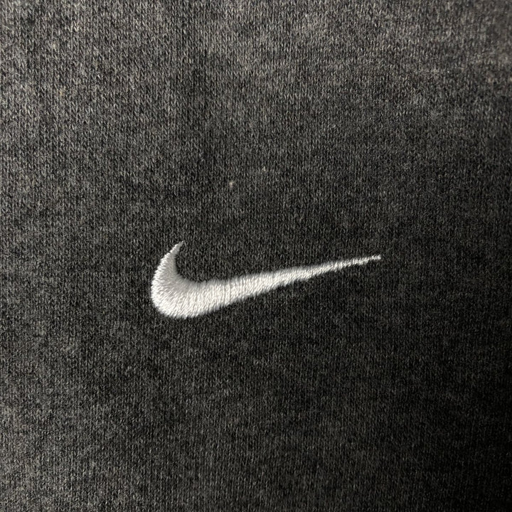 2000'S Nike athletic dept sweatshirt full-zip hoodie, men's size XL cotton Charcoal Vintage Second Hand