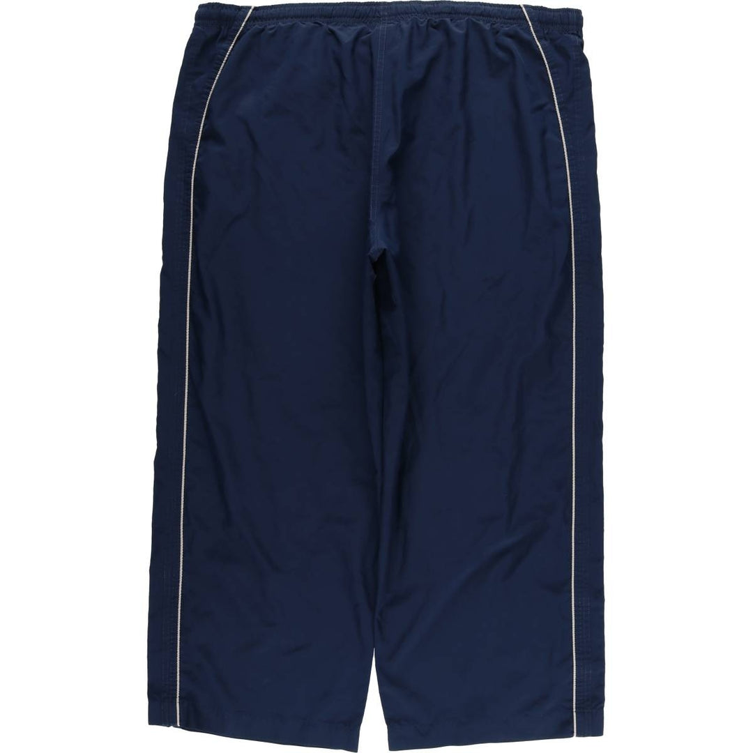 00'S Nike Warm-up Pants, Nylon Pants, Rustling Pants, Men's XL Size polyester navy blue type Vintage Second Hand