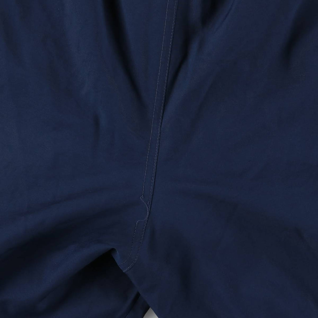 00'S Nike Warm-up Pants, Nylon Pants, Rustling Pants, Men's XL Size polyester navy blue type Vintage Second Hand
